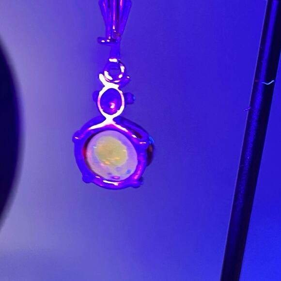 Sterling Silver 925 Genuine Amber Ladybug Drop Dangle Earrings - Picture 6 of 9